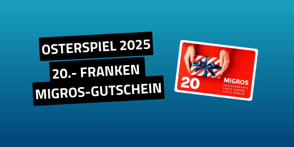 Osterspiel 6. Preis Migros
