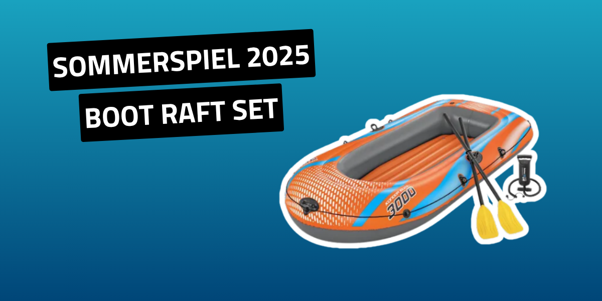 Sommerspiel 4. Woche Boot Raft Set