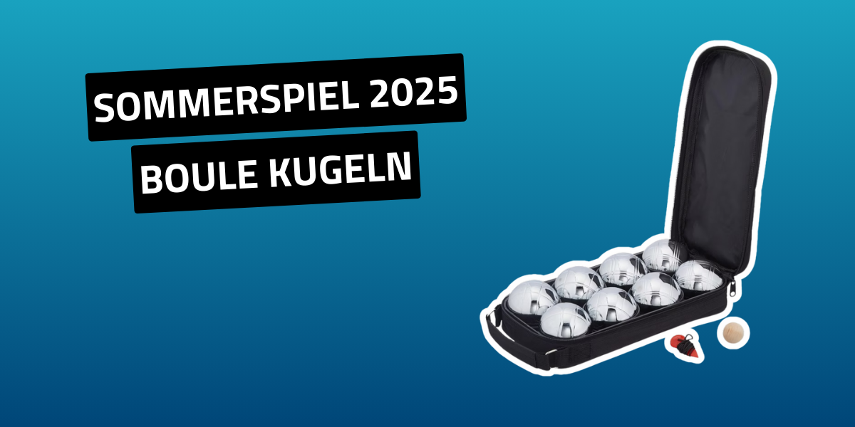 Sommerspiel 4. Woche Boule Kugeln