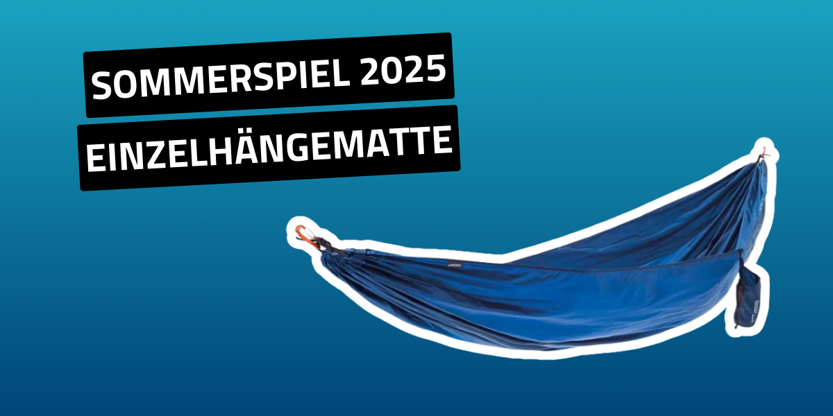 Sommerspiel 3. Woche Cocoon Hängematte