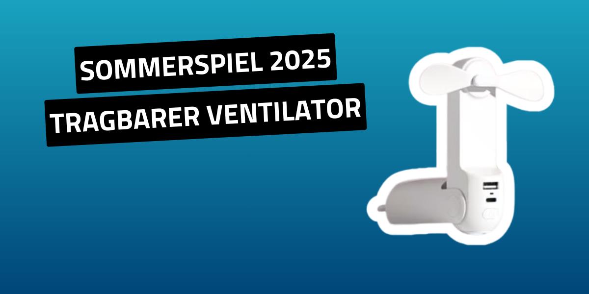 Sommerspiel 4. Woche Tragbarer Ventilator